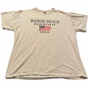 Men’s Vintage Waikiki Beach Hawaii USA Logo Shirt Size XL